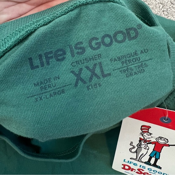 LIFE IS GOOD GRINCH KIDS T-SHIRT - Picture 5 of 5